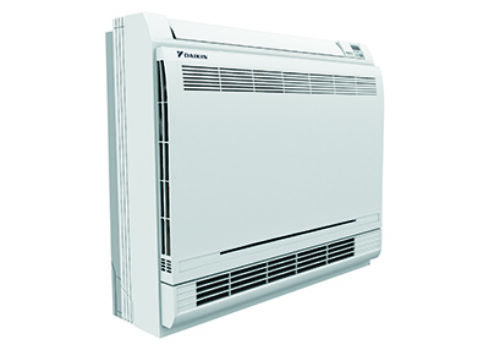 FVXS Multi-Zone Indoor Unit ★★★★★ ★★★★★ 4.9 out of 5 stars. Read reviews. (1167) Floor mounted units are simple to install and can be setup in various configurations, on the floor or hanging low on a wall. Its low height enables the unit to fit beneath a window. The airflow distribution pattern of Daikin’s floor mounted unit is ideal for heating a space, and is a perfect replacement to traditional radiant systems. Comfort Control Wireless App Daikin Comfort Control App From anywhere in the world. Or your living room. With the new Daikin Comfort Control App, you are always in control. You can use your tablet or smart-phone to access your Daikin system via the internet. Daikin Inverter Technology Daikin Inverter Technology Comfort Without Compromise Inverter technology helps prevent the common, and uncomfortable, temperature swings normally experienced with non-inverter HVAC systems. Daikin One DAIKIN ONE+ Smart Thermostat The first smart thermostat to offer full two-way communications with Daikin HVAC systems. Interested in this product? Find a Contractor View Rebates Compressor Type Swing Price Tier $$