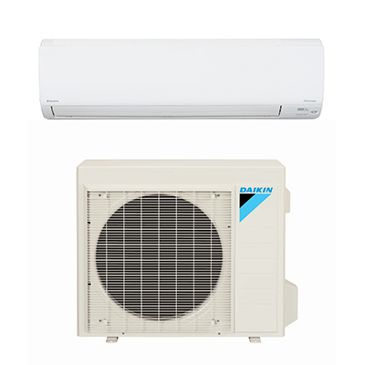 NV Series Wall Mount - Cooling Only Single Zone Air Conditioners ★★★★★ ★★★★★ 4.9 out of 5 stars. Read reviews. (3095) The new NV Series models provide an improved, modern designed indoor unit, enhanced overall performance as compared to previous models. The new NV Series will provide cooling efficiency ratings of up to 17.5 SEER and up to 9.85 EER. Low Ambient Cooling Cooling operation down to -22°F (-30°C) outside temperature for cooling only models. Comfort Control Wireless App Daikin Comfort Control App From anywhere in the world. Or your living room. With the new Daikin Comfort Control App, you are always in control. You can use your tablet or smart-phone to access your Daikin system via the internet. Daikin Inverter Technology Daikin Inverter Technology Comfort Without Compromise Inverter technology helps prevent the common, and uncomfortable, temperature swings normally experienced with non-inverter HVAC systems. Daikin One DAIKIN ONE+ Smart Thermostat The first smart thermostat to offer full two-way communications with Daikin HVAC systems. Interested in this product? Find a Contractor View Rebates Smart Inverter Technology Up to 17.5 SEER / Up to 9.85 EER Compressor Type Variable-Speed Price Tier $$$
